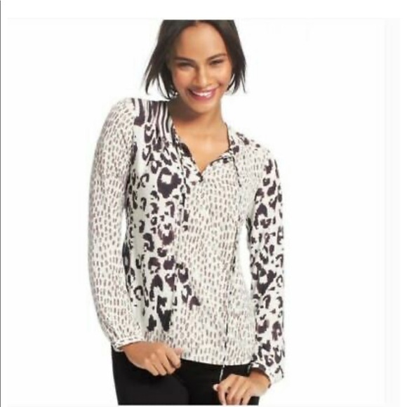 CAbi Tops - Cabi Alternating Animal Print Blouse. Size M.